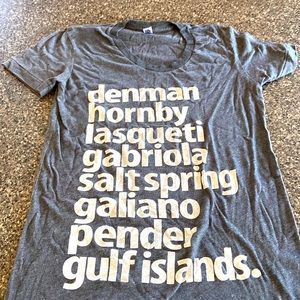 Vancouver Island Gulf island TShirt